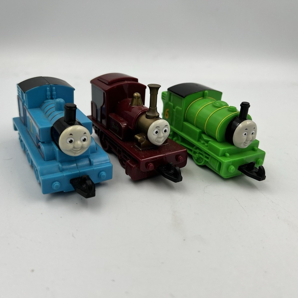 VTG 2000 Magic Railroad Thomas & Friends Subway Toys Lot of 3 Thomas Percy Lady